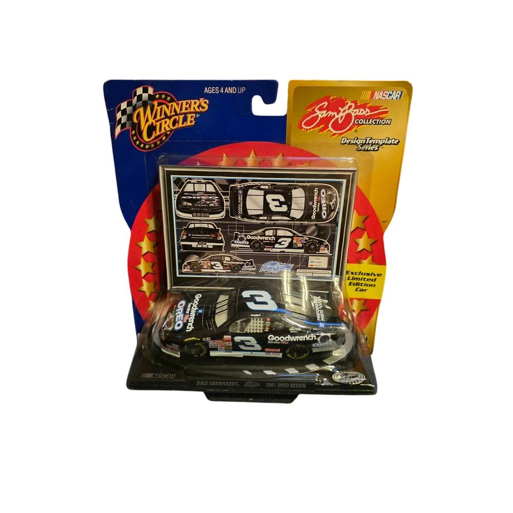 Dale Earnhardt #3 Goodwrench Oreo 2001 Sam Bass Design Template Winner's Circle
